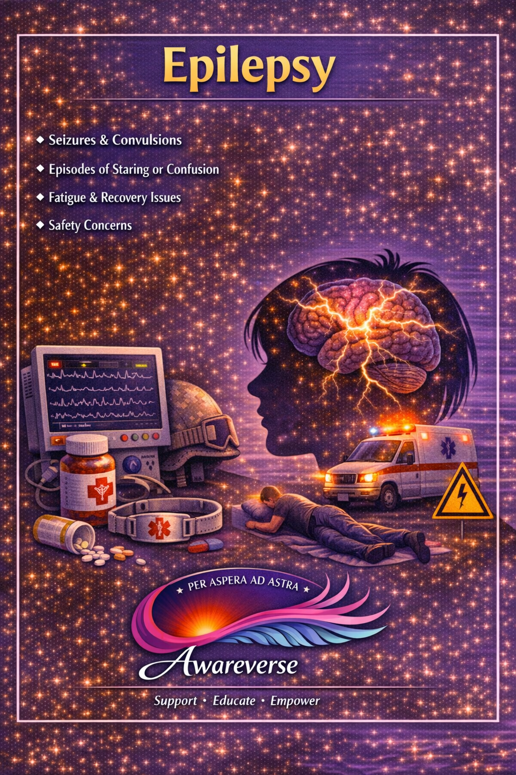 Epilepsy information card