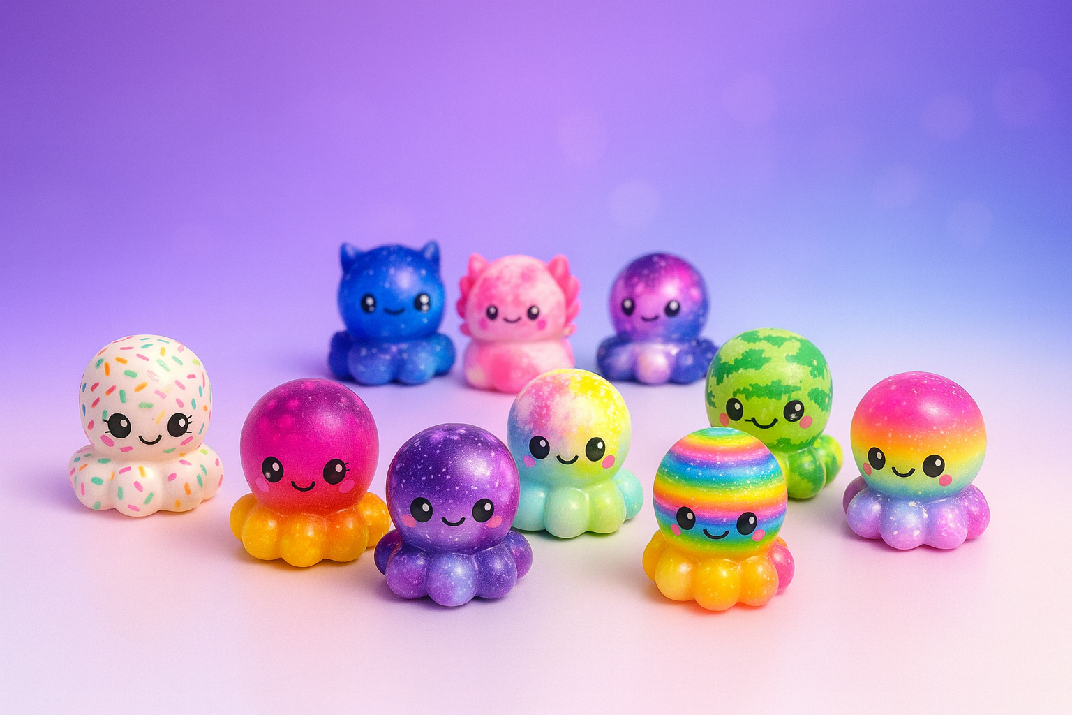 Mini Squishy  — Sensory Fidget x 3 (mixed)