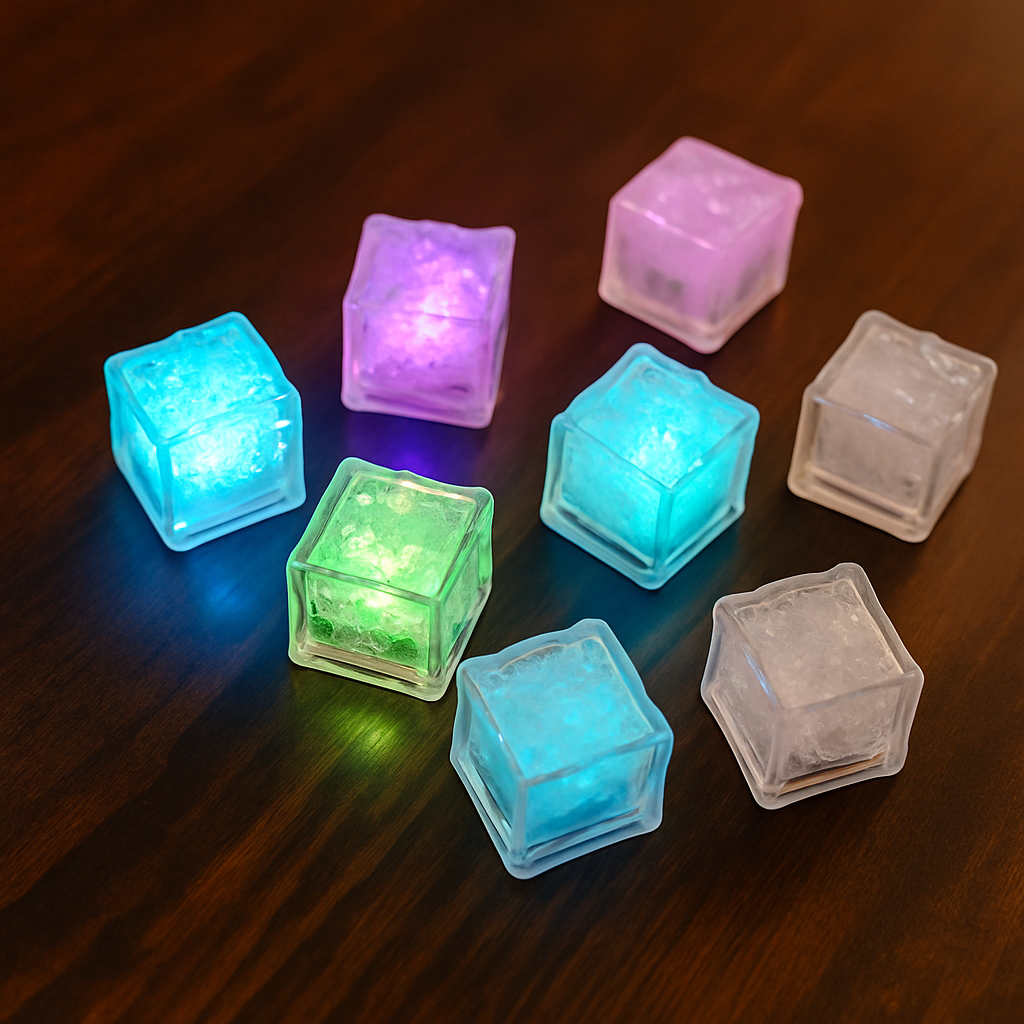 LED Light-Up Ice Cubes (12 Pack)