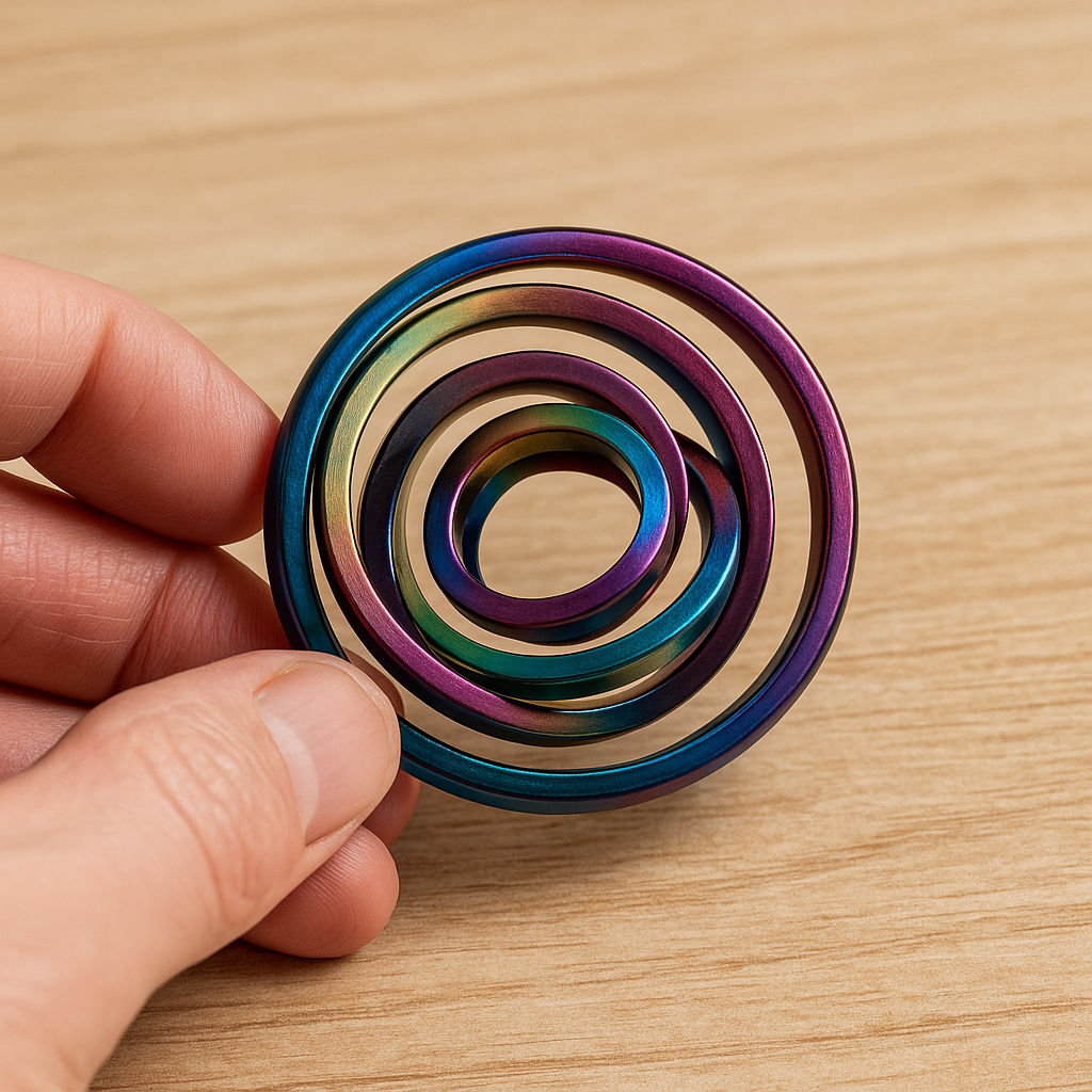 Rainbow Infinity Ring