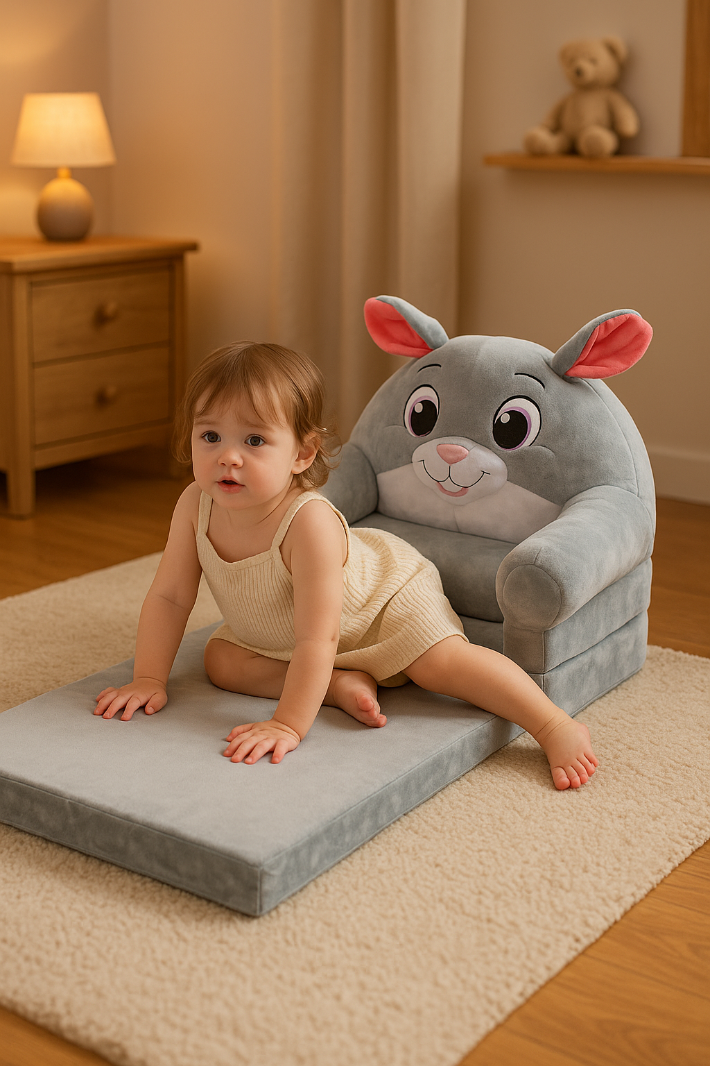 Rabbit Soft ,Sensory Bunny Chair  (Kids Special Edition)