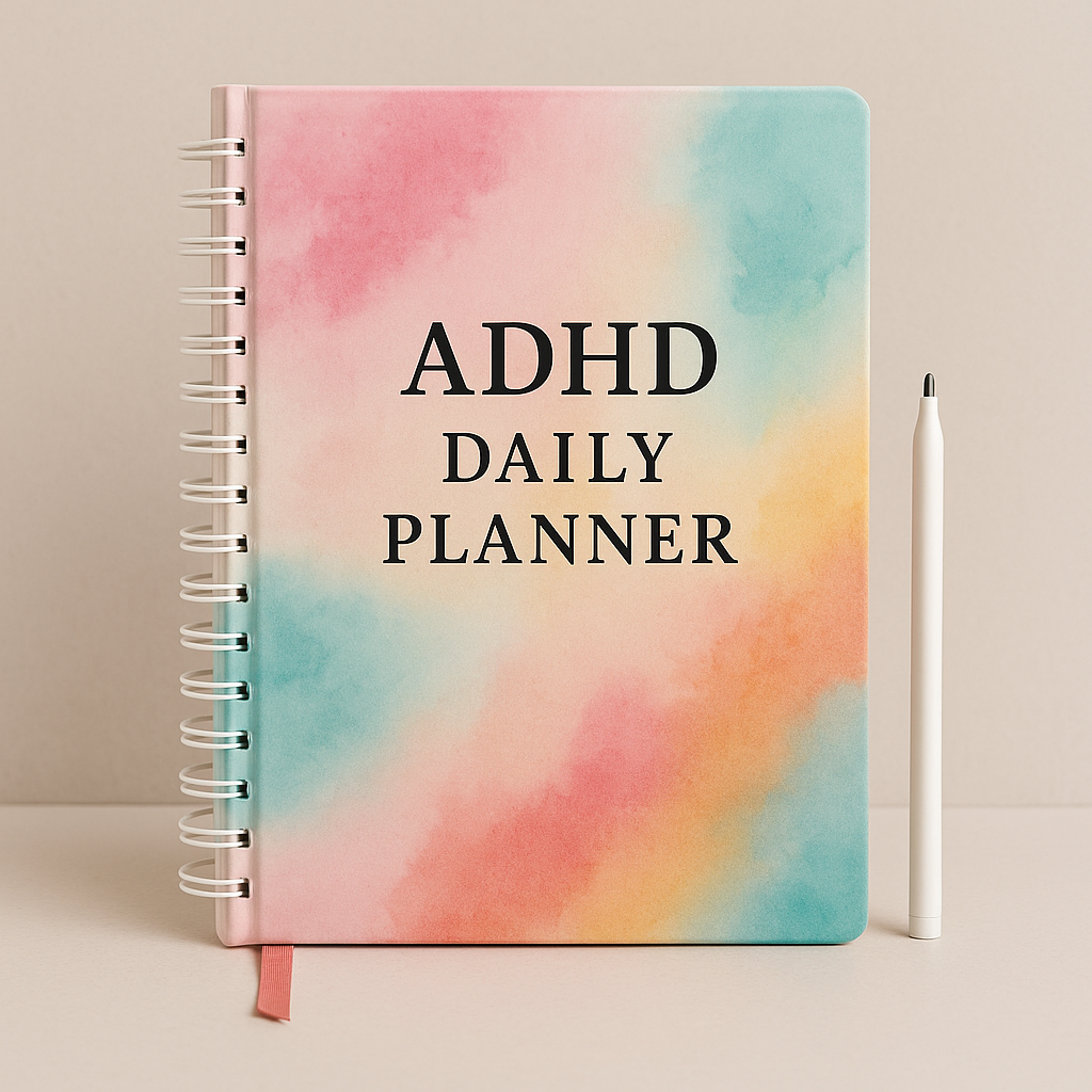 A4 ADHD Daily Planner – Hardback Edition