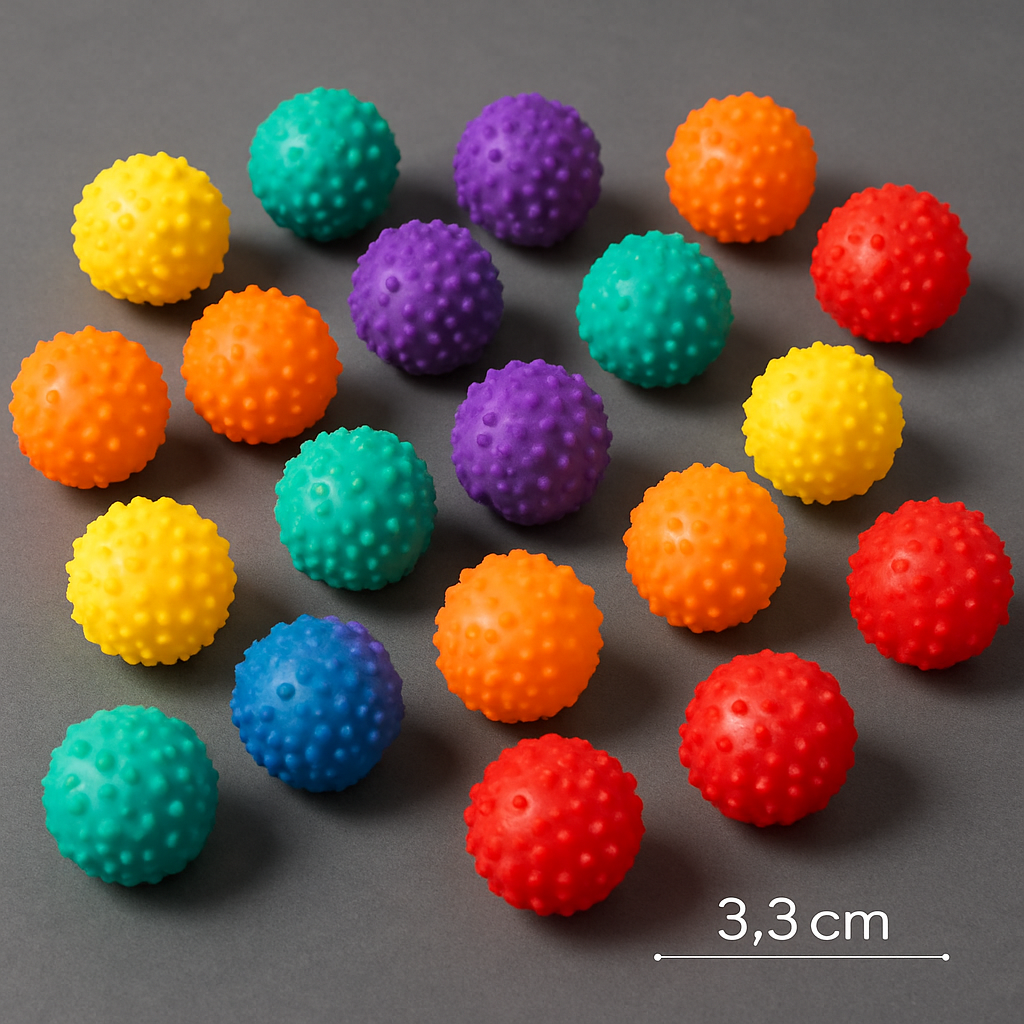Sensory Squishy Stress Balls – Mixed Colours