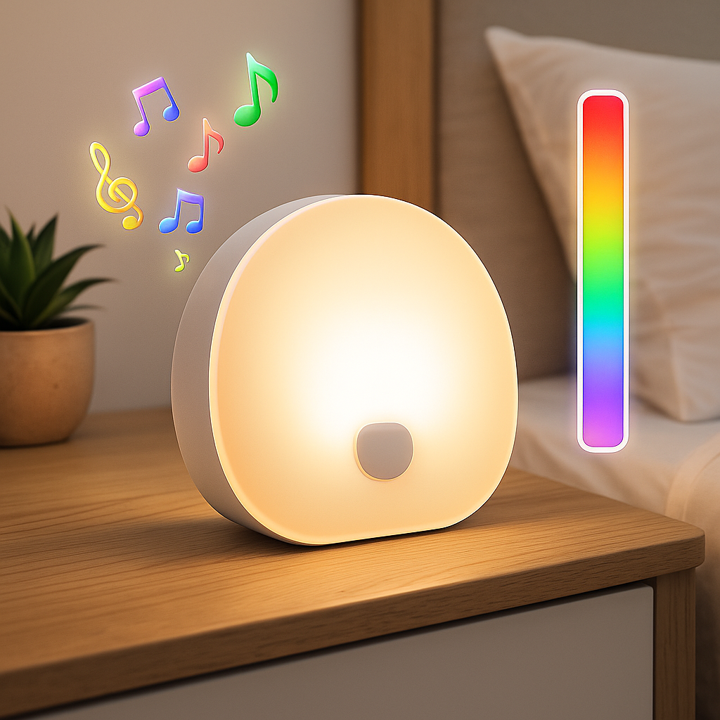 LED Colour + Sound Night Light