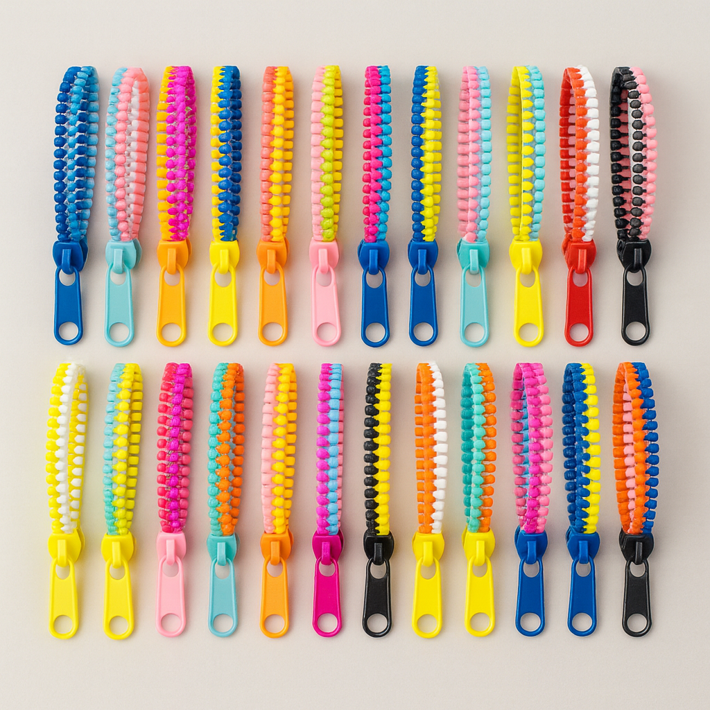 Zipper Bracelets – 1 Piece (Random Colour)