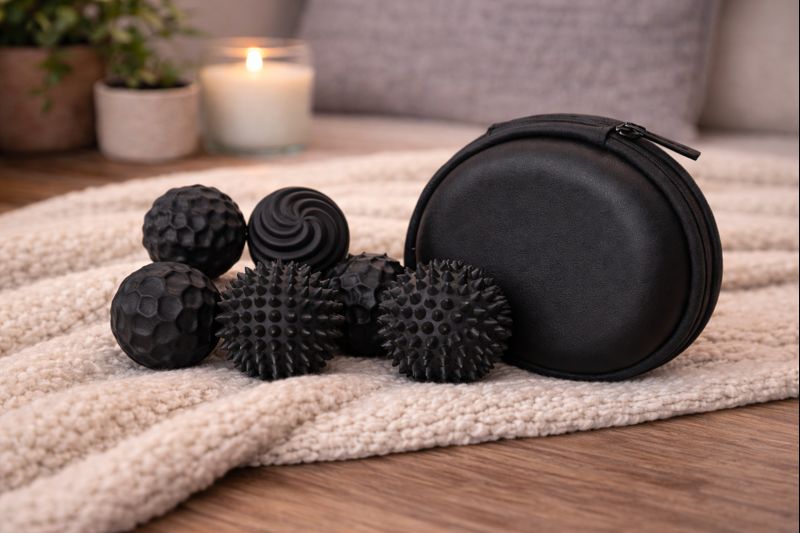 Silicone Magnetic Fidget Balls x6